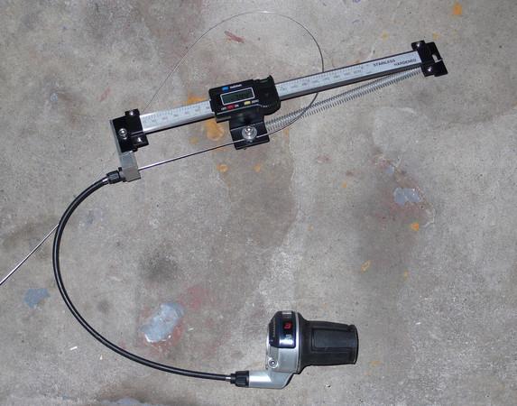 Wetmore cable pull measuring tool