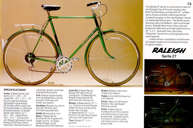 1976 Raleigh Sprite 27