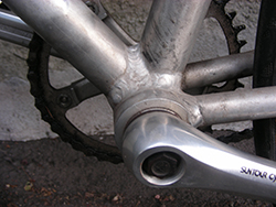 Harriet's bottom bracket and crank