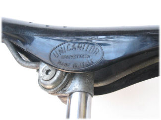 Unica saddle on plain tube seatpost