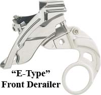 E-type Front Derailer