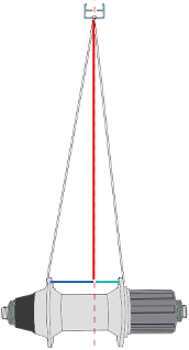 flange spacing from centerline