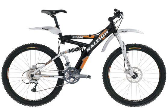 Raleigh M8000 dual-suspension MTB