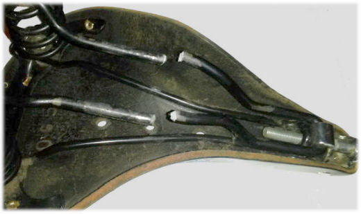 Broken rails on Brooks Champion Flyer