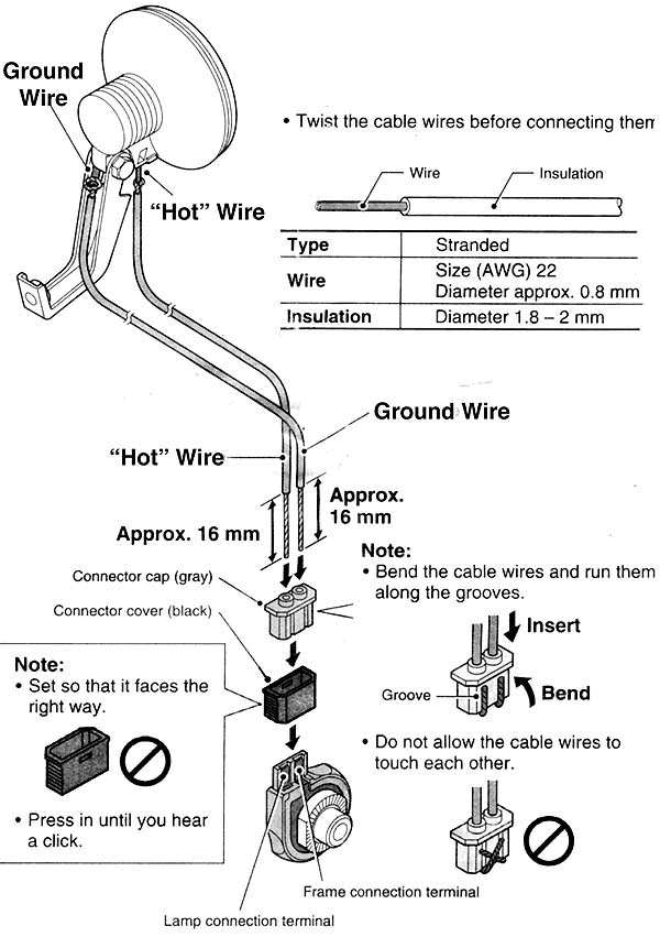 Wiring a Shimano hub generator