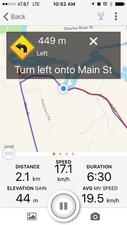 turn left screenshot