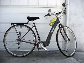 Betty's bike, with step-through frame