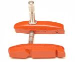 Brake shoe with smooth stud