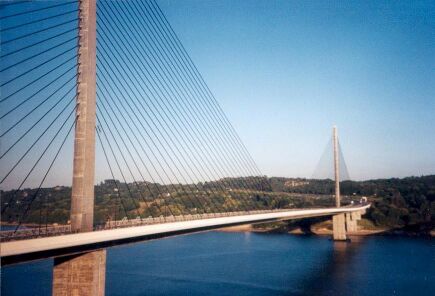 Bridge over the Iroise, Brest, Brittany, France