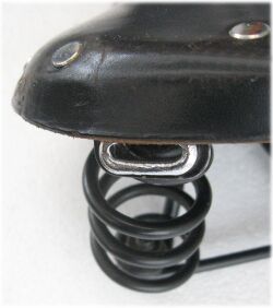 Saddle with eyelets